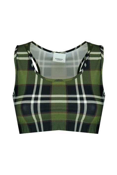 burberry crop top|burberry vintage check crop top.